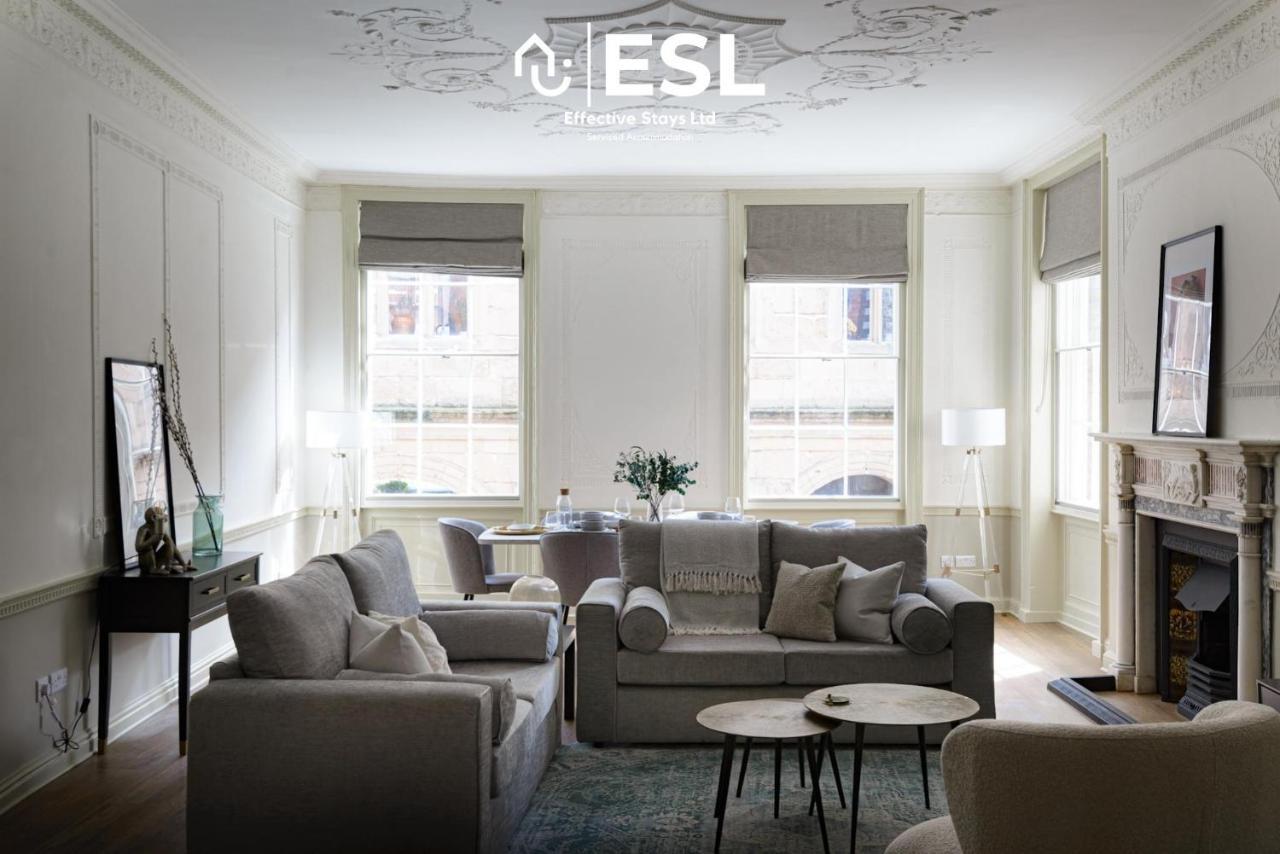 Most Central Luxury Grade 2 Listed Apartment Overlooking Shrewsbury Square - Free Parking Εξωτερικό φωτογραφία