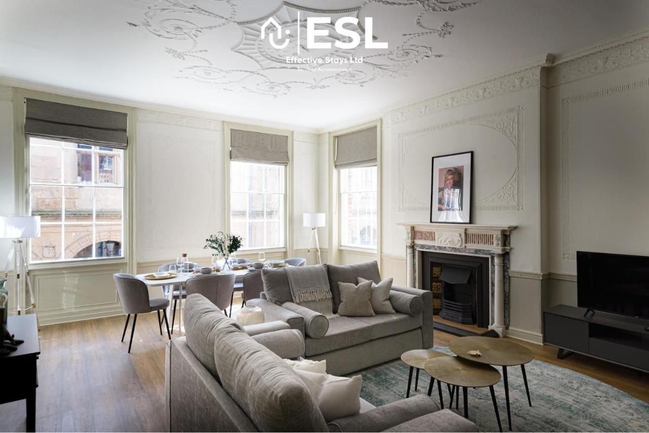 Most Central Luxury Grade 2 Listed Apartment Overlooking Shrewsbury Square - Free Parking Εξωτερικό φωτογραφία