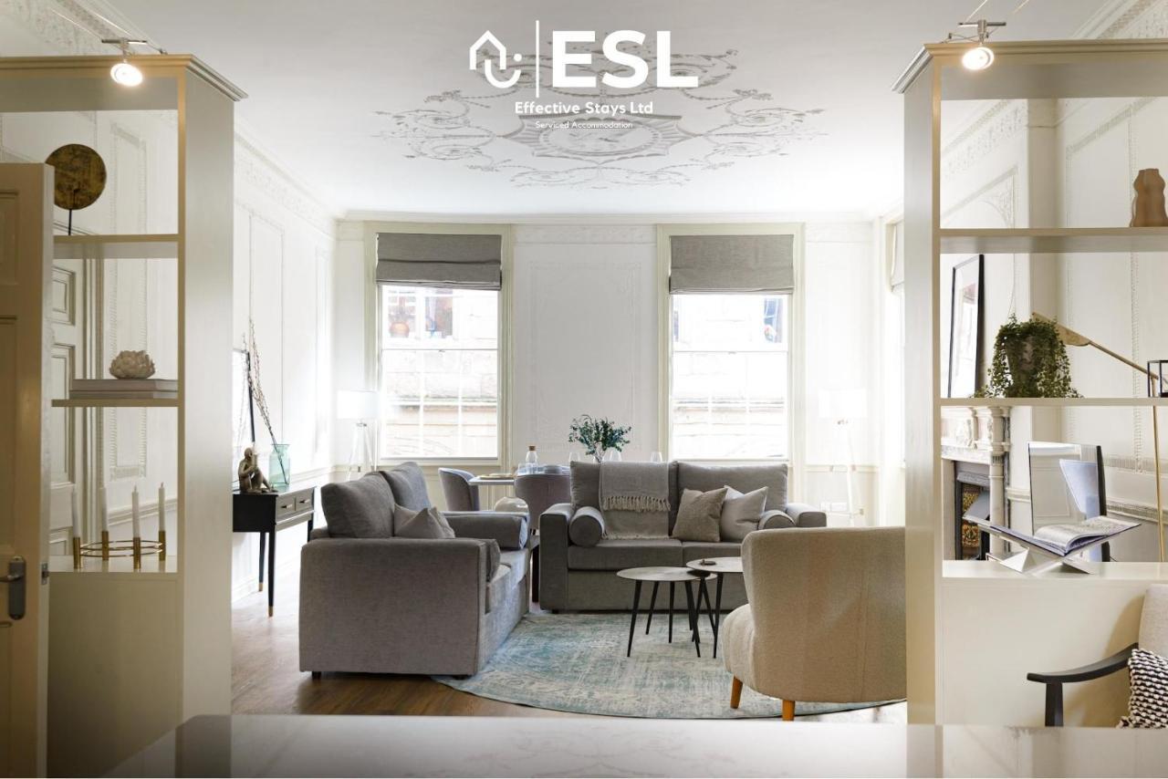 Most Central Luxury Grade 2 Listed Apartment Overlooking Shrewsbury Square - Free Parking Εξωτερικό φωτογραφία